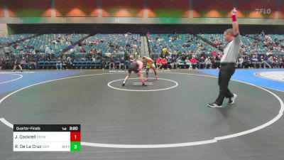 133 lbs Quarterfinal - Jackson Cockrell, Grand View vs Roman De La Cruz, Saint Mary