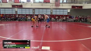 157 lbs Champ. Round 1 - Austin Manning, Merchant Marine vs Cam Hines, Western New England