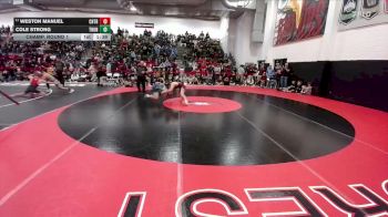 138 lbs Champ. Round 1 - Weston Manuel, Cherokee Trail vs Cole Strong, ThunderRidge