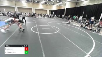 150 lbs Consolation - Brian Leon, Eleanor Roosevelt HS vs Jack Estevez, Church Boyz