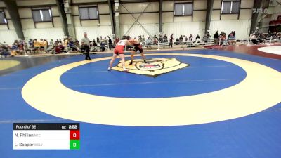 184 lbs Round Of 32 - Nate Philion, New England College vs Lennon Soaper, Wesleyan