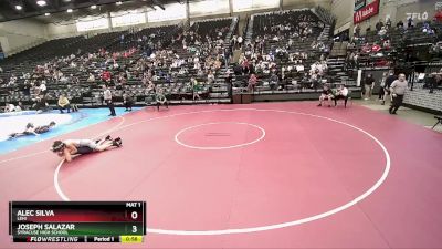 116 lbs Champ. Round 2 - Joseph Salazar, Syracuse High School vs Alec Silva, Lehi