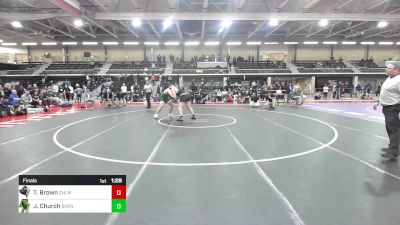 285 lbs Final - Thomas Brown, Chelmsford vs Joe Church, Bishop Hendricken