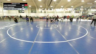 100 lbs Round Of 32 - Luca Finocchiaro, Methuen vs Owen Chapman, Winnisquam