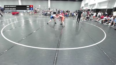 138 lbs Calan Manley, Oklahoma Blue vs Aiden Nelmes, Team Oregon