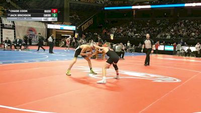 113 Class 1 lbs Cons. Semi - Chase Cook, Macon vs Jack Erickson, Cameron