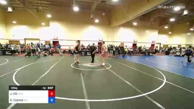 125 kg Round Of 16 - Josiah Hill, Arkansas Regional Training Center vs Hayden Copass, Boilermaker RTC