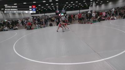 79-83.6 lbs Quarters - Savina Burgo, Commandos Wrestling Academy vs Rylee Russell, Texas Select Wrestling