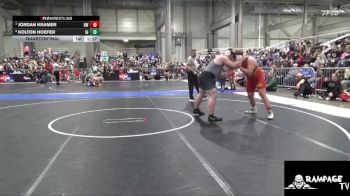 285 lbs Quarterfinal - Jordan Kramer, Bobcat WC vs Kolton Hoefer, Iron Grapplers