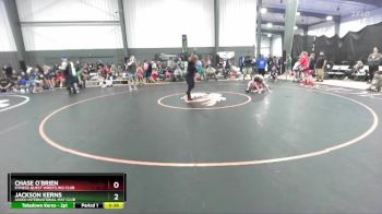 135 lbs Quarterfinal - Chase O`Brien, Fitness Quest Wrestling Club vs Jackson Kerns, Askeo International Mat Club