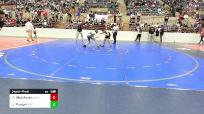 140 lbs Quarterfinal - Abdulla Abdullayev, Morris Fitness Wrestling Club vs Jonah Munger, North Paulding Takedown Club