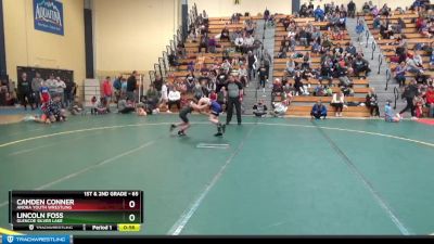 65 lbs Quarterfinal - Camden Conner, Anoka Youth Wrestling vs Lincoln Foss, Glencoe Silver Lake