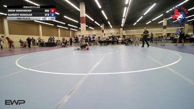 113 lbs 2nd Place - Drew Brinkmeier, Spartan Mat Club vs Garrett Runhaar, 3F Wrestling