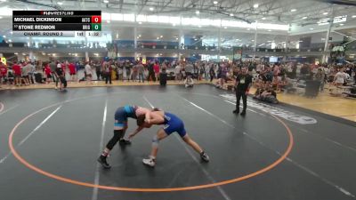 157 lbs Champ. Round 2 - Michael Dickinson, All American TC vs Stone Redmon, Unattached
