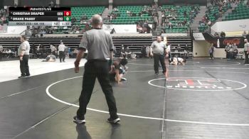 6A 165 lbs Quarterfinal - Christian Draper, Oxford vs Drake Pabst, Pell City