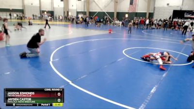 73 lbs Cons. Round 2 - Jayden Castor, Ogallala Youth Wrestling vs Jaxson Edmonds, Trojan Wrestling Club