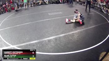 75 lbs Round 3 (6 Team) - Blake Tuttle, Kansas Mamba vs Garrett Crittenden, South Dakota Lightning