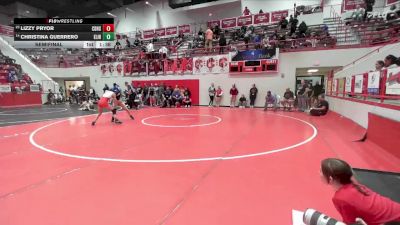 HS 115 lbs Semifinal - Christina Guerrero, EISENHOWER vs Lizzy Pryor, CHANDLER