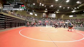 3A 190 lbs Semifinal - Madison Arroyo, Carbon vs Shalyse Parke, Canyon View