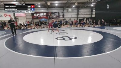 125 kg Cons. Rd Of 32 - Timothy Gray, Husky Elite Wrestling Club vs Magnus Bibla, WNY RTC