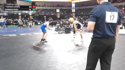 144 lbs Round Of 32 - Nathan Cauwel, Chino (SS) vs Kameron Rush, Del Oro (SJ)