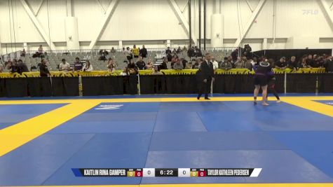 Taylor Kathleen Pedersen vs Kaitlin Rina Gamper 2024 World IBJJF Jiu-Jitsu No-Gi Championship