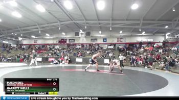 184 lbs Champ. Round 2 - Mason Diel, Colorado School Of Mines vs Garrett Wells, Central Oklahoma