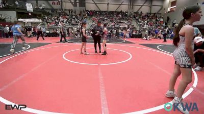 80 lbs Rr Rnd 2 - Haven Pohlsander, Raw Wrestling Club vs Bree Leyba, Team Tulsa Wrestling Club