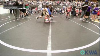 Quarterfinal - Lora Martin, ARDMORE TAKEDOWN CLUB vs Remington Rodden, D3 Wrestling Cluib