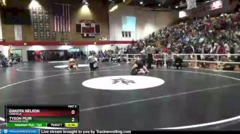 160 lbs Cons. Round 2 - Tyson Muir, Mountain View vs Dakota Nelson, Cokeville