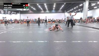 80 lbs Quarterfinal - Jace Lopez, Top Rank vs Beau Fields, Backyard Brawlers Midwest