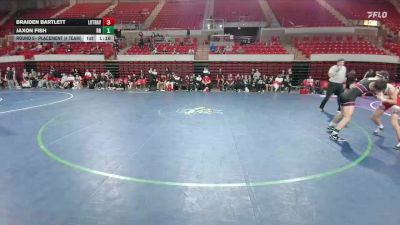 132 lbs Round 5 - Placement (4 Team) - Braiden Bartlett, Austin Lake Travis vs Jaxon Fish, Round Rock
