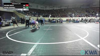 110 lbs Quarterfinal - Holden Smith, Piedmont vs Zayne Chappell, Tulsa Blue T Panthers