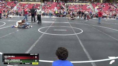 110 lbs Round 5 - Kylon Hill, SAW vs Beau Lawrance, Trailblazer Wrestling Club