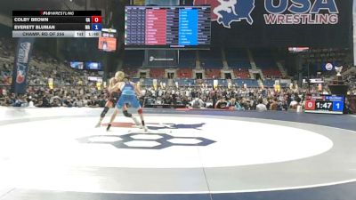 113 lbs Champ. Rd Of 256 - Colby Brown, Georgia vs Everett Bluman, Massachusetts