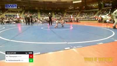 57 lbs Consi Of 8 #2 - Michele Thompson, Wyandotte Youth Wrestling vs Aubriella Hollandsworth, GGB Ohio