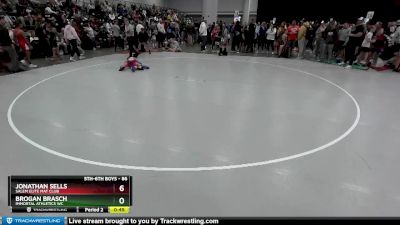 86 lbs Champ. Round 2 - Brogan Brasch, Immortal Athletics WC vs Jonathan Sells, Salem Elite Mat Club