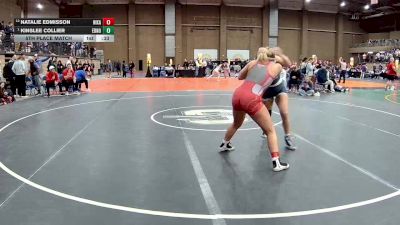155 lbs 5th Place Match - Kinslee Collier, Edmond North vs Natalie Edmisson, Nixa