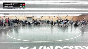 110 lbs Quarterfinal - Mason Ramsay, Pen Argyl vs Linkin Backus, Walton