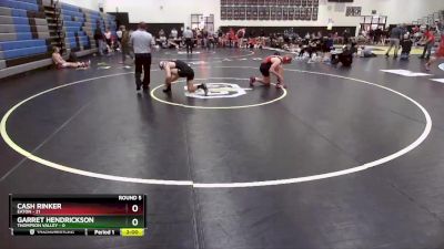 160 lbs Round 5 (10 Team) - Garret Hendrickson, Thompson Valley vs Cash Rinker, Eaton