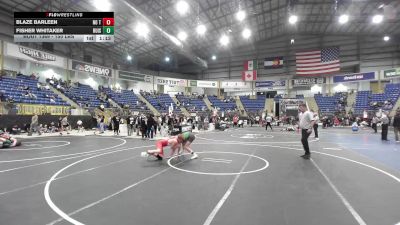 150 lbs Quarterfinal - Blaze Barleen, No Team vs Fisher Whitaker, Ruis Wr Acd