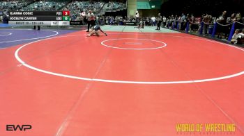 135 lbs Round Of 16 - Ilianna Cosic, Peterson Grapplers vs Jocelyn Carter, Askeo International Matclub