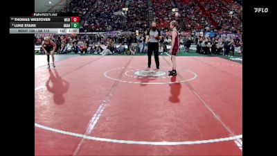 3A 113 lbs Cons. Round 1 - Thomas Westover, West Side vs Luke Stark, Grangeville