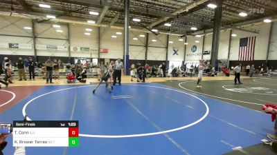 88 lbs Semifinal - Tori Conn, Illinois Valley YW vs Kira Brower Torres, No Team