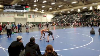 120 lbs Round 2 - Wyatt Forney, Unattached vs Alexis Loarca, BV Bison