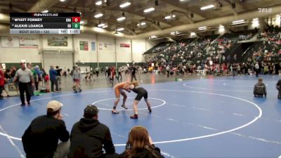 120 lbs Round 2 - Wyatt Forney, Unattached vs Alexis Loarca, BV Bison