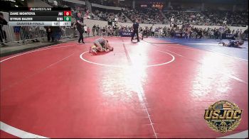 55 lbs Quarterfinal - Zane Montoya, Juggernaut Wrestling Club vs Syrus Bazer, Nebraska Wrestling Academy