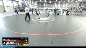 49-51 lbs Round 2 - Jackson Hogan, Deer Park Ironman Wrestling Club vs Tate Fox, Ascend Wrestling Academy