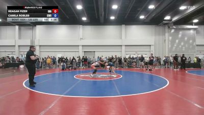 120 lbs Champ. Rd Of 16 - Reagan Fizer, Slate Wrestling Academy vs Camila Robles, Emerald Elite Wrestling Club