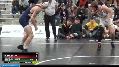 157 lbs Placement Matches (16 Team) - Blake Miller, West Liberty vs Braydon Huber, Mary